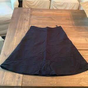 Banana Republic black and white line skirt